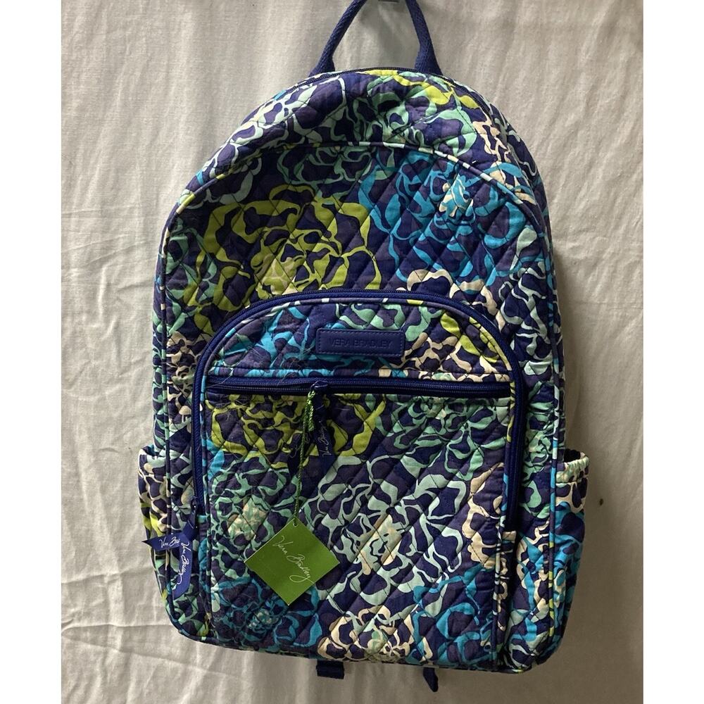 Vera Bradley Campus Backpack Katalina Blues. New.